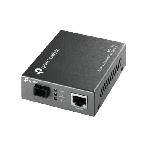TP-Link MC112CS network media converter 100 Mbit/s Single-mode Black
