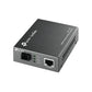 TP-Link MC112CS network media converter 100 Mbit/s Single-mode Black