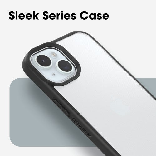 OtterBox React Series for iPhone 15 Plus, Black Crystal