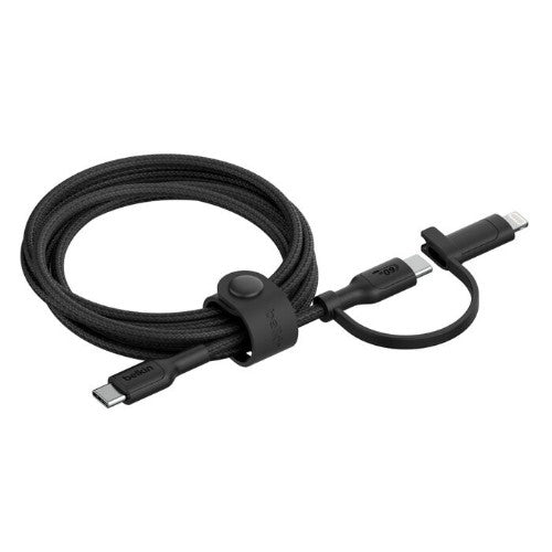 Belkin BoostCharge Pro USB cable USB 2.0 1.5 m USB C USB C/Lightning Black