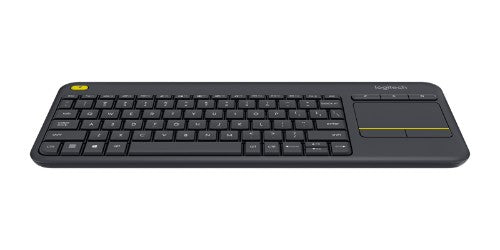 Logitech 920-007165 keyboard TV RF Wireless English Black