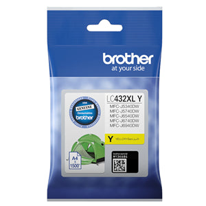 Brother LC432XLY ink cartridge 1 pc(s) Original Yellow