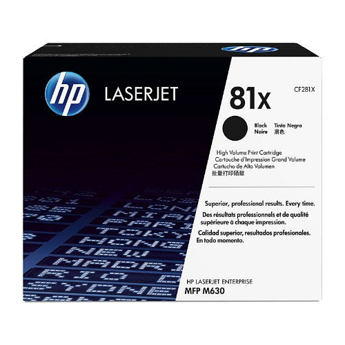 HP 81X High Yield Black Original LaserJet Toner Cartridge