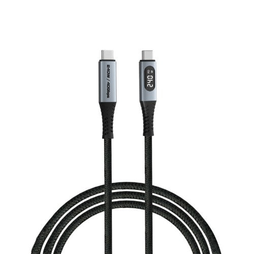 Verbatim Sync & Charge USB C to USB C 240W 40 Gbps Display 120 cm