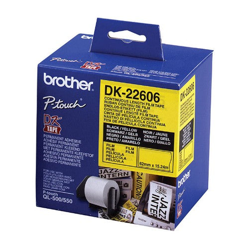 Brother Yellow Continuous Film Tape