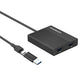 Simplecom DA369 USB graphics adapter Black
