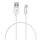 Verbatim 66580 lightning cable 0.5 m White