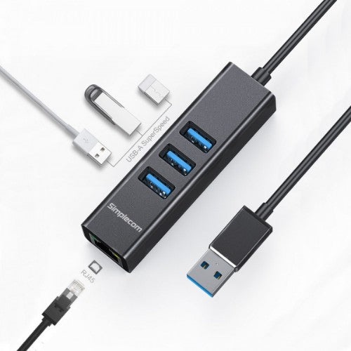 Simplecom CHN420-BLACK notebook dock/port replicator USB 3.2 Gen 1 (3.1 Gen 1) Type-A