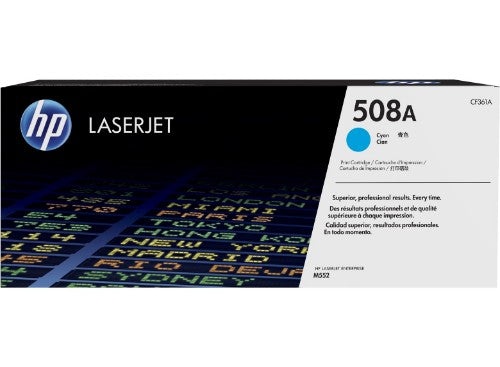 HP 508A Cyan Original LaserJet Toner Cartridge