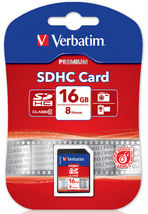 Verbatim Premium 16 GB SDHC Class 10