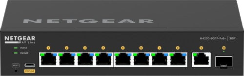 NETGEAR GSM4210PD-100AUS network switch Managed L2/L3 Gigabit Ethernet (10/100/1000) Power over Ethernet (PoE) Black