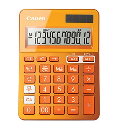 Canon LS-123k calculator Desktop Basic Orange