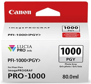 Canon PFI-1000PGY Photo Grey Ink Cartridge