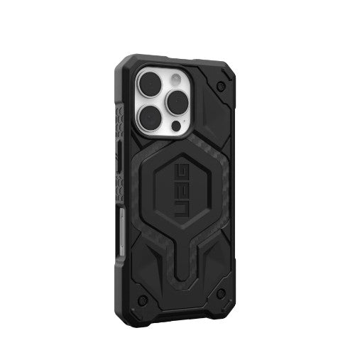 Urban Armor Gear Monarch Pro mobile phone case 16 cm (6.3") Cover Black, Carbon