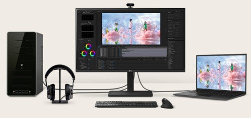 LG 27BA650-B computer monitor 68.6 cm (27") 1920 x 1080 pixels Full HD LCD Black