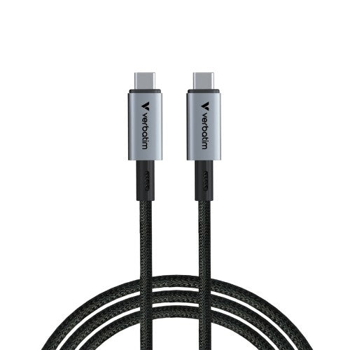 Verbatim Sync & Charge USB C to USB C 240W 40 Gbps 120 cm
