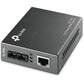 TP-Link MC110CS network media converter 100 Mbit/s 1310 nm Single-mode Black