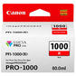 Canon PFI-1000R Red Ink Cartridge