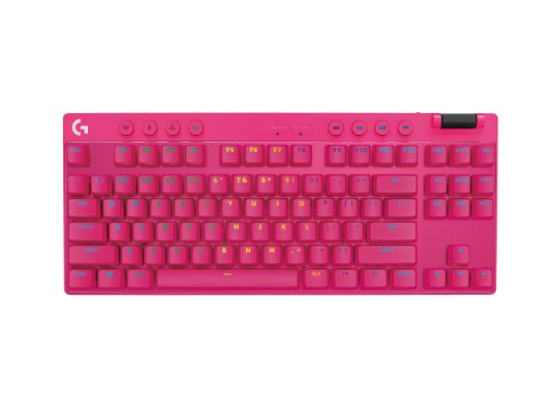 Logitech G 920-012426 keyboard Gaming RF Wireless + Bluetooth QWERTY English Pink