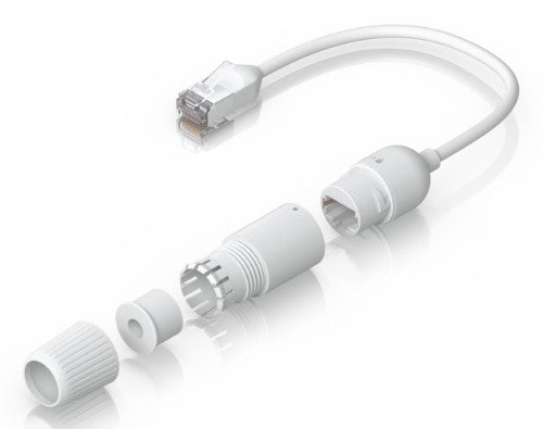 Ubiquiti UACC-Cable-Extender-C6A networking cable White 0.185 m Cat6a F/UTP (FTP)