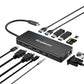 Simplecom CHN613 laptop dock/port replicator Wired USB 3.2 Gen 2 (3.1 Gen 2) Type-C Black