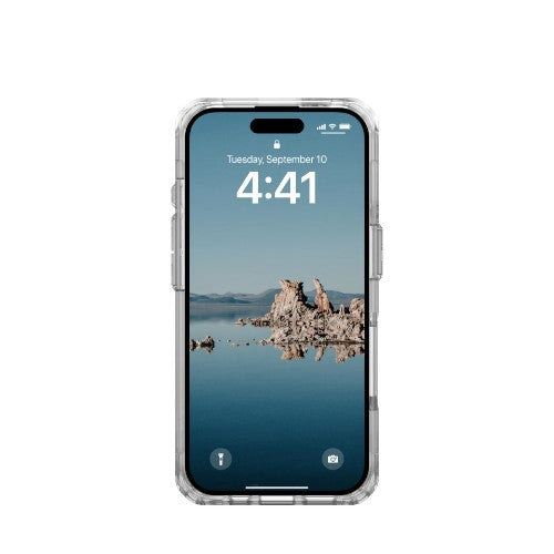 Urban Armor Gear Plyo mobile phone case 15.5 cm (6.1") Cover Transparent, White