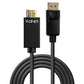 Lindy 1m DisplayPort to HDMI 10.2G Cable