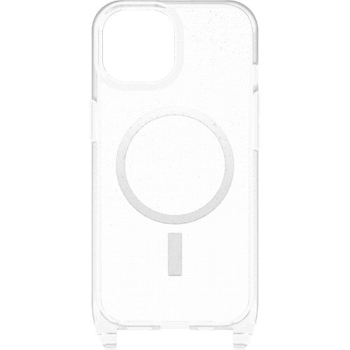 OtterBox React Series Necklace MagSafe for iPhone 15, Stardust (Clear Glitter)