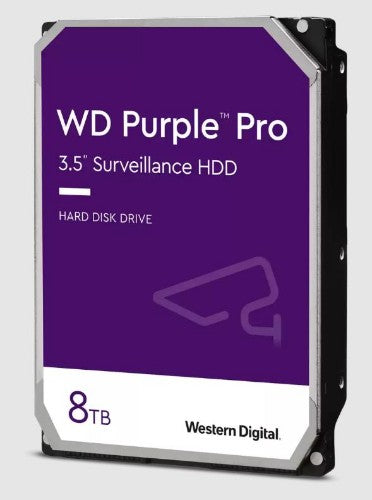 Western Digital Purple Pro Smart Video HDD 8TB internal hard drive 7200 RPM 3.5" Serial ATA