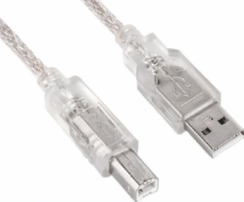 Astrotek 5m USB 2.0 A/B Cable USB cable USB A USB B Transparent