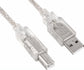 Astrotek 5m USB 2.0 A/B Cable USB cable USB A USB B Transparent