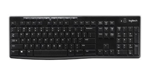 Logitech 920-003057 keyboard Universal RF Wireless English Black