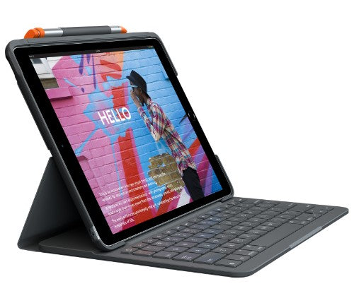 Logitech 920-009469 mobile device keyboard English Bluetooth Graphite