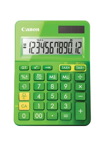 Canon LS-123k calculator Desktop Basic Green