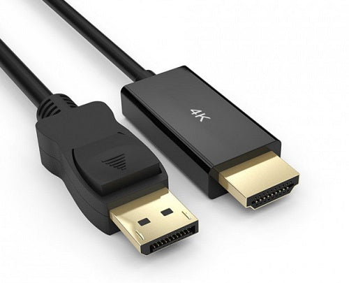 Simplecom DA201 video cable adapter 1.8 m DisplayPort HDMI Type A (Standard) Black