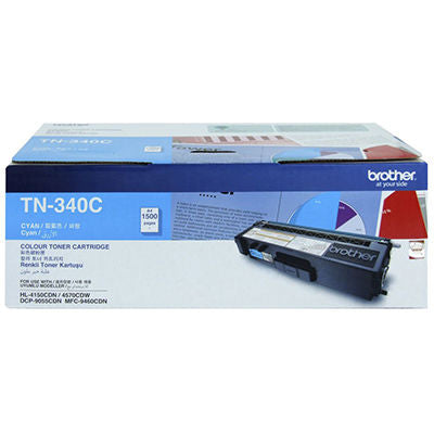 Brother TN-340C toner cartridge 1 pc(s) Original Cyan