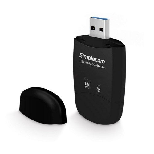 Simplecom CR303 card reader USB 3.2 Gen 1 (3.1 Gen 1) Black