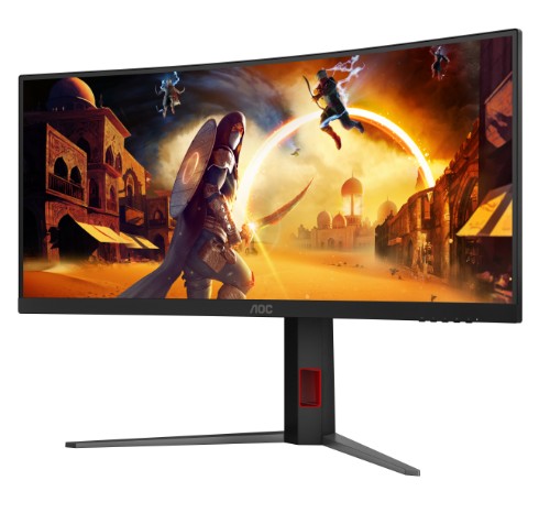 AOC G4 CU34G4 computer monitor 86.4 cm (34") 3440 x 1440 pixels Wide Quad HD LED Black, Red