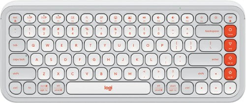 Logitech POP Icon Keys keyboard Universal Bluetooth QWERTY English Orange, White