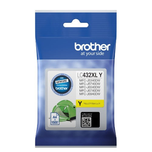 Brother LC432XLY ink cartridge 1 pc(s) Original Yellow