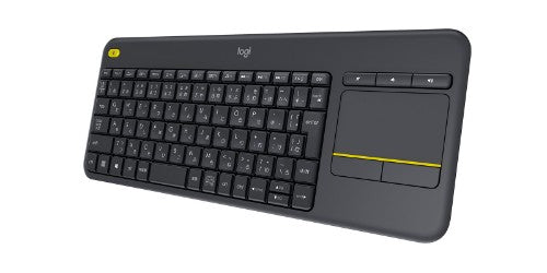 Logitech 920-007165 keyboard TV RF Wireless English Black