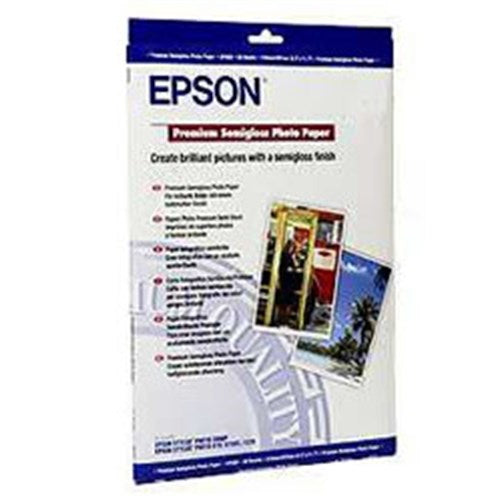 Epson Premium Semigloss Photo Paper, DIN A3+, 250g/m², 20 Sheets