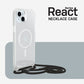 OtterBox React Series Necklace MagSafe for iPhone 15 Plus, Clear