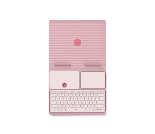 Logitech 920-011284 mobile device keyboard QWERTY English Bluetooth Pink