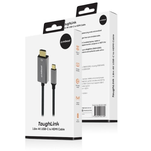 MBeat ToughLink USB C HDMI Aluminium