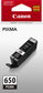 Canon PGI650BK ink cartridge Original Black