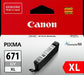 Canon 671 XL ink cartridge 1 pc(s) Original High (XL) Yield Grey