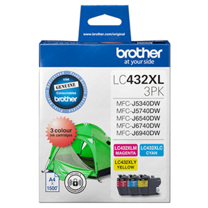 Brother LC4323PKS ink cartridge 3 pc(s) Original Standard Yield Cyan, Magenta, Yellow