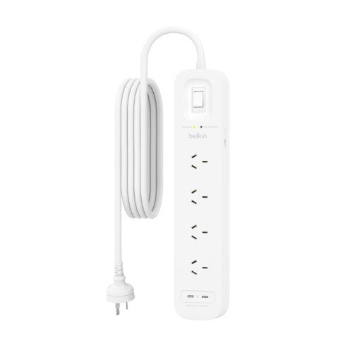 Belkin SurgePro White 4 AC outlet(s) 2 m