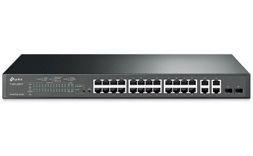 TP-Link Omada SL2428P network switch Managed L2 Fast Ethernet (10/100) Power over Ethernet (PoE) 1U Black